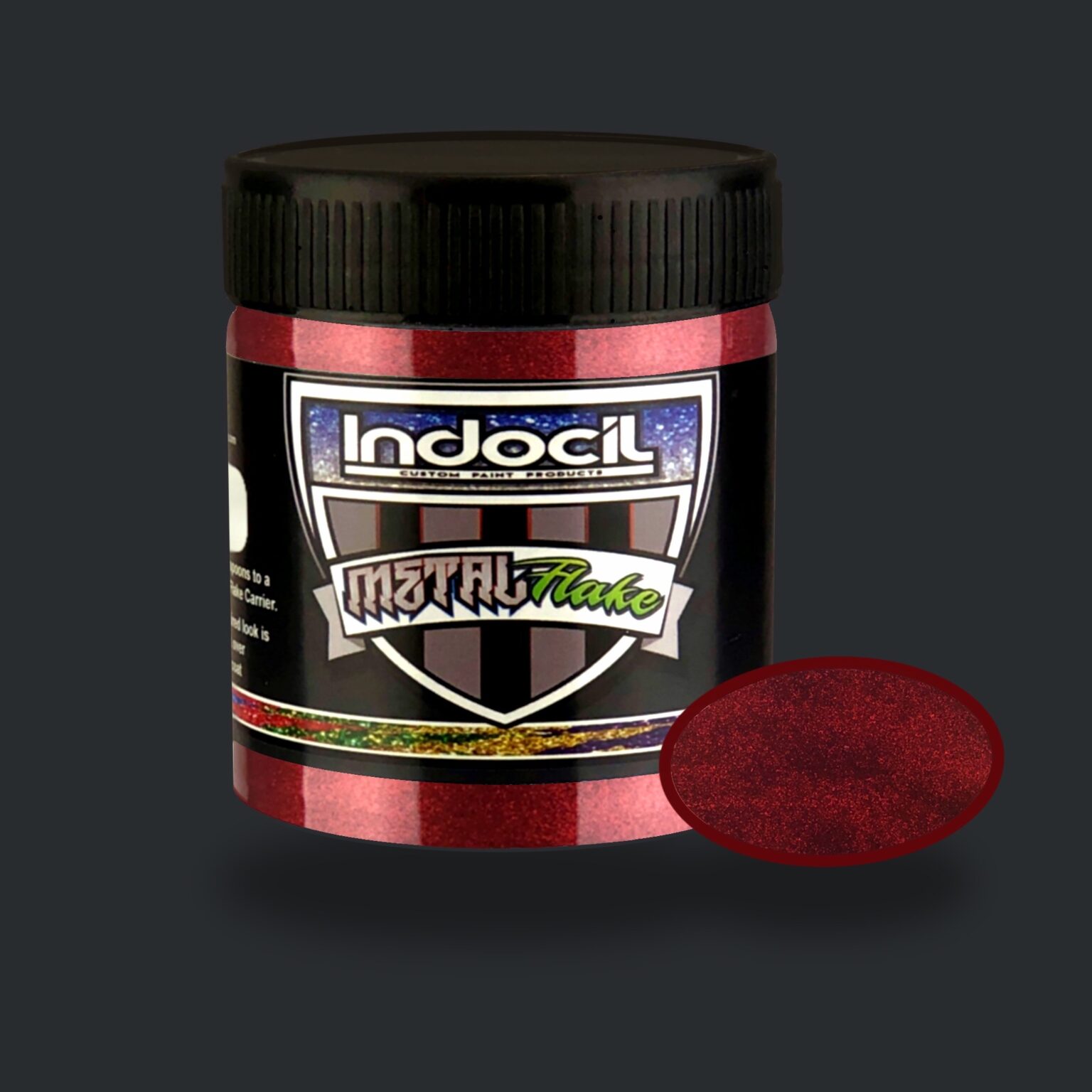 RADIANT RED FLAKE 6oz JAR Genteel Coatings auto paint shop, auto